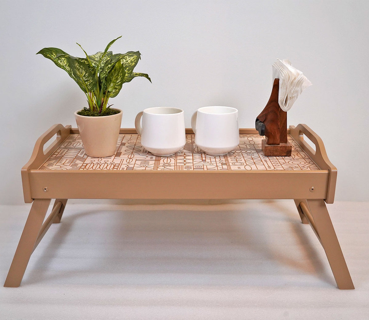 Laurel Wooden Breakfast Tray