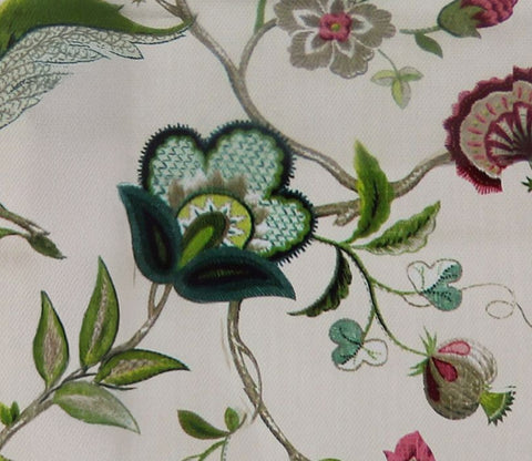 Rose Vineyard Floral Print 100% Cotton Fabric