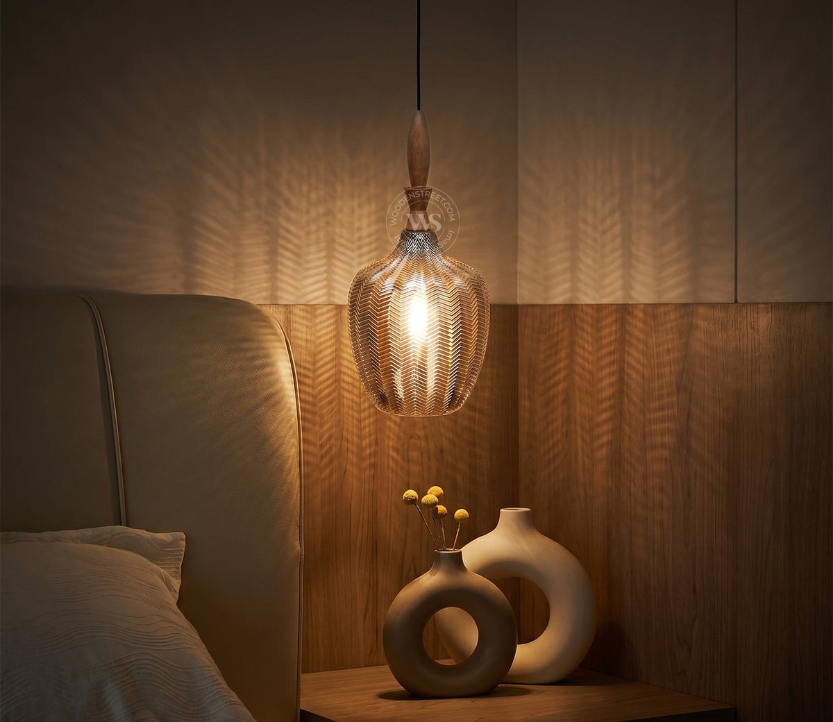 Ellyse Hanging Pendant Light (Smokey Grey)