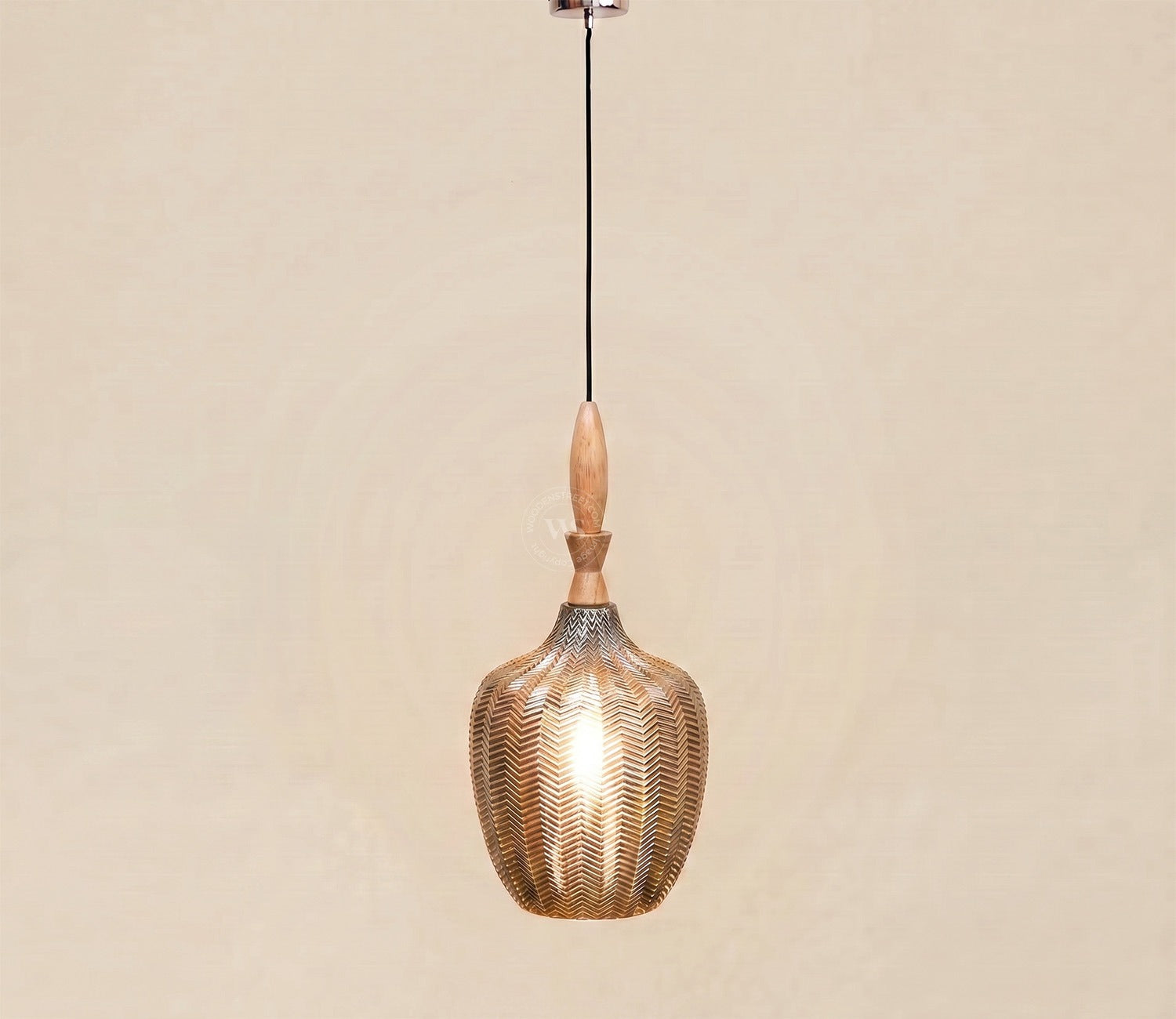 Ellyse Hanging Pendant Light (Smokey Grey)