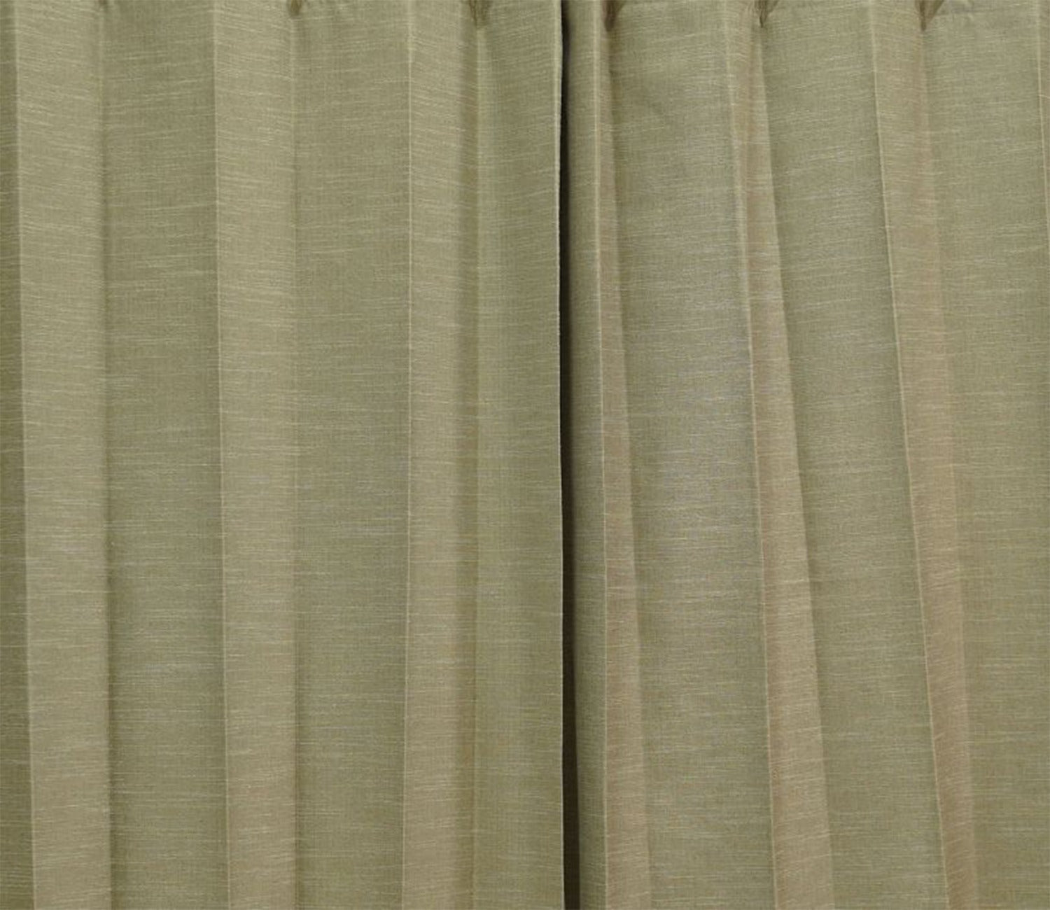 Solid Line Textured 1 Piece Light-Filtering Door Curtains (Beige, 7 Feet)