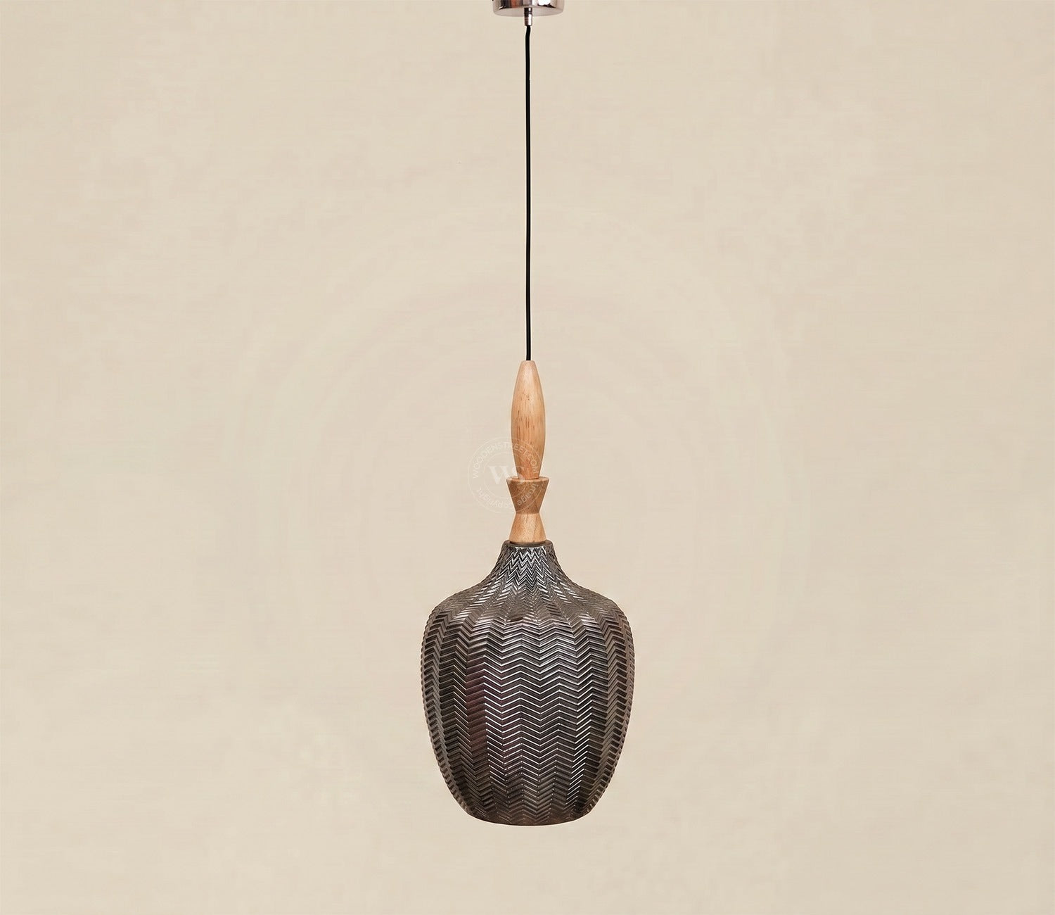 Ellyse Hanging Pendant Light (Smokey Grey)