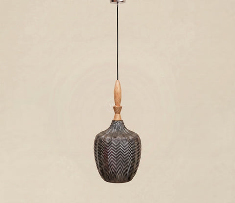Ellyse Hanging Pendant Light (Smokey Grey)