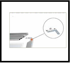 Trueliving_GLASS PROFILE CONNECTOR (L-TYPE) Silver