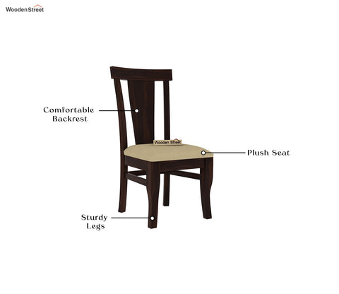 Mcbeth - Sofie 8 Seater Dining Set with Storage (Walnut Finish)