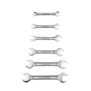Truliving_Automotive Accessories-Hand Tools & Hardware-Spanner & Spanner Set-TAPARIA DEP06 Double Sided Open End Wrench Set (Pack of 6)