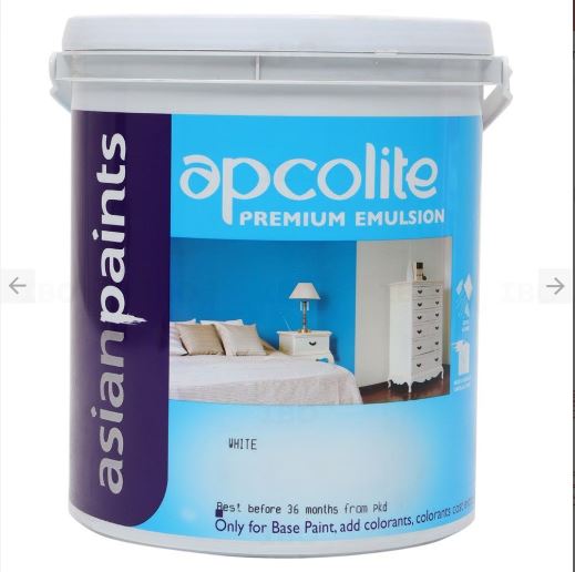 Trueliving_Asian Paints Premium 4 L White Interior Emulsion - Color