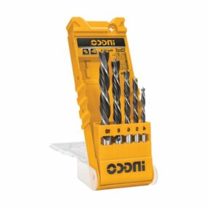 Trueliving_Drill Bits-Power Tools Accessories-Tools & Hardware-INGCO 5PCS wood drill bits set AKD5058, Packed by plastic box
