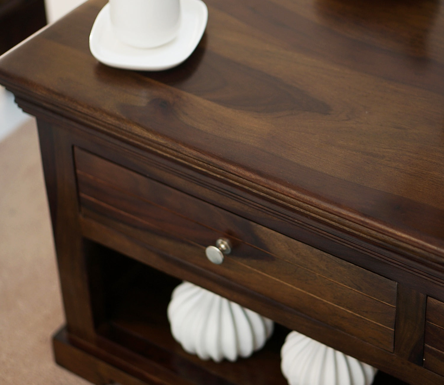 Waldo Center Table (Walnut Finish)