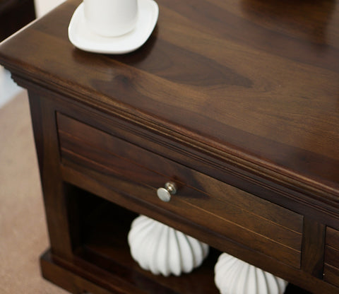 Waldo Center Table (Walnut Finish)
