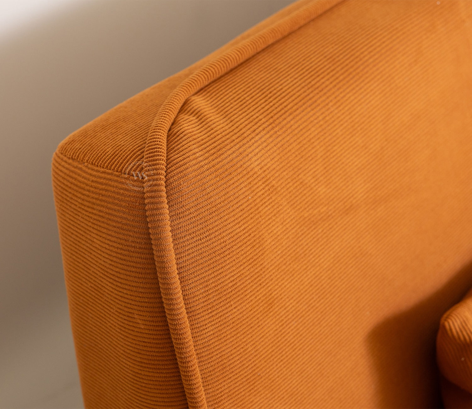 Domus Premium Fabric Sofa Cum Bed (Orange)
