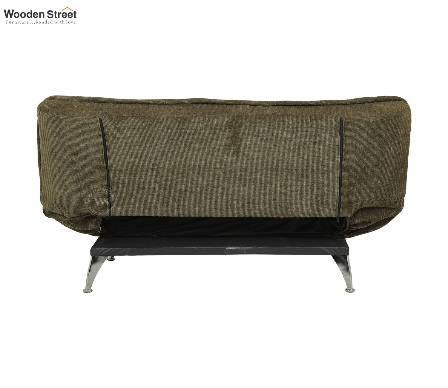 Bastion Premium Upholstery Fabric Sofa cum Bed (Green)