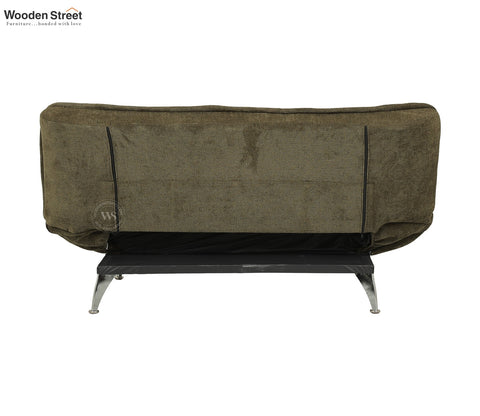 Bastion Premium Upholstery Fabric Sofa cum Bed (Green)