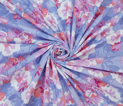 Blossom Celebration Queen Size Bedsheet (Pink)