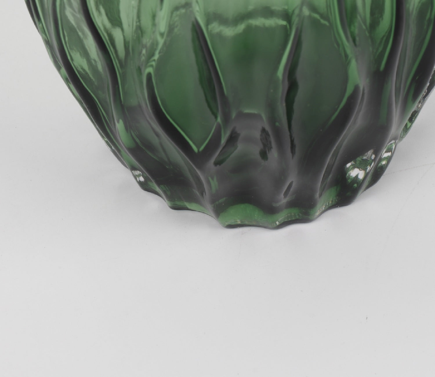 Greenwish Diamnond Textured Vase (Sea Green, S)