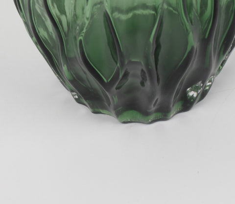 Greenwish Diamnond Textured Vase (Sea Green, S)