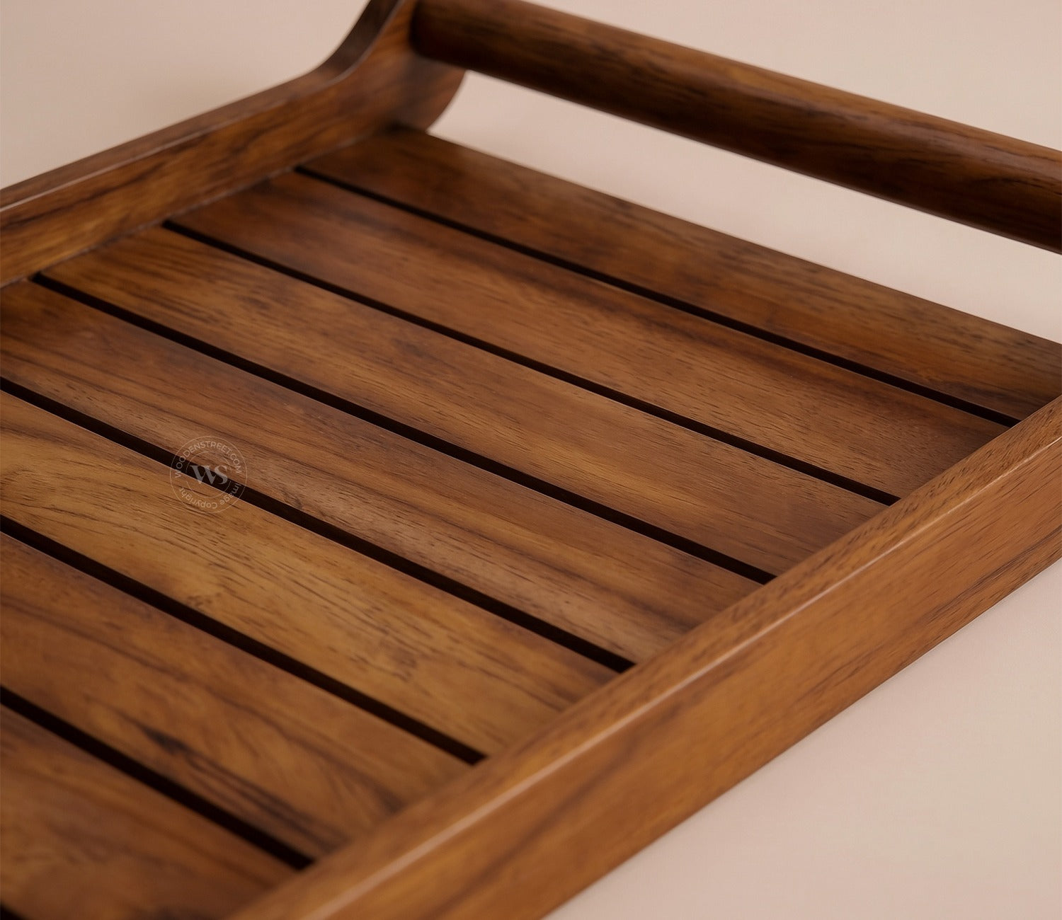 Cruiser Mango Wood Handcrafted Rectangular Serving Tray (Medium)