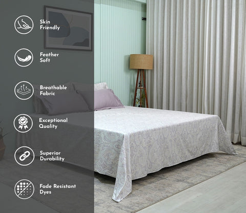 Aaliya Nectorsoft King Size Bedsheet