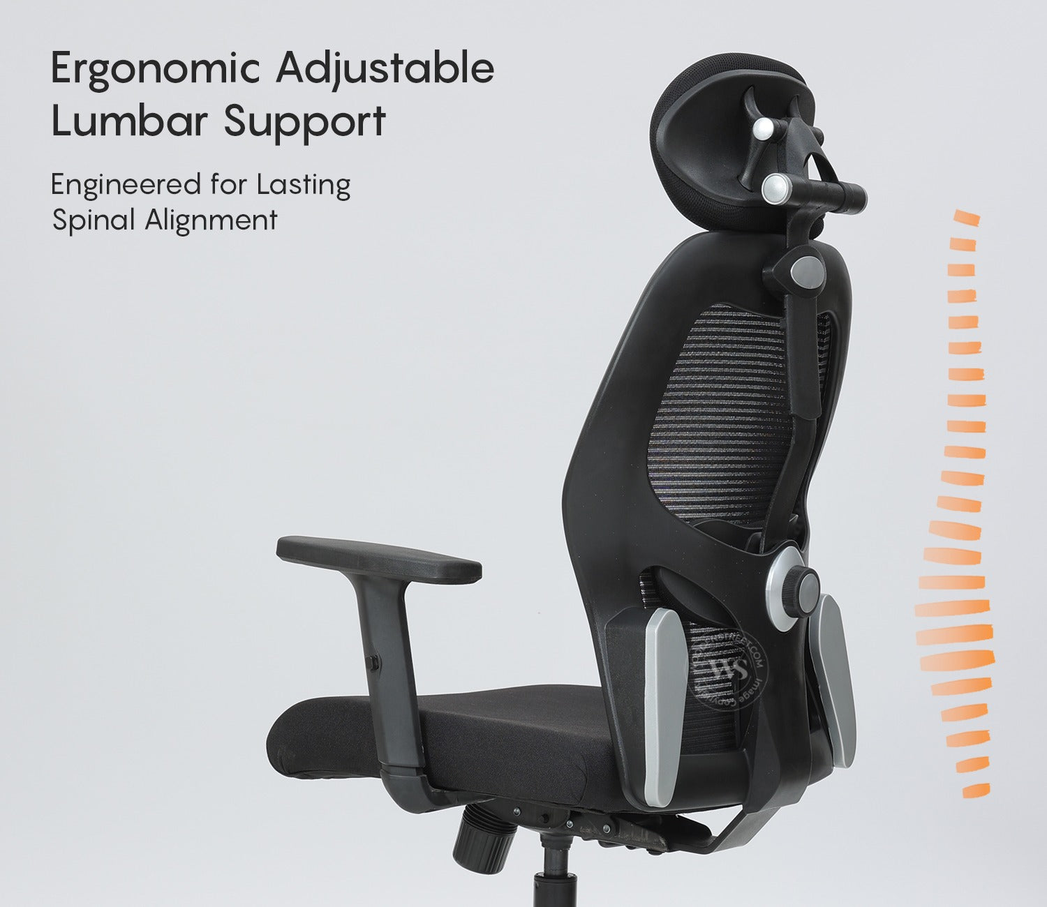 Caper High Back Mesh Office Chair (Black)