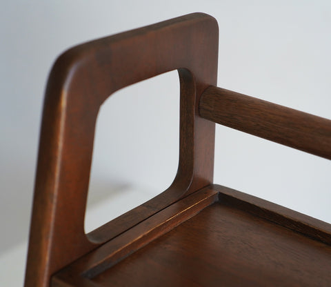 Medha Solid Wood Kitchen Rack (Teak Finish)