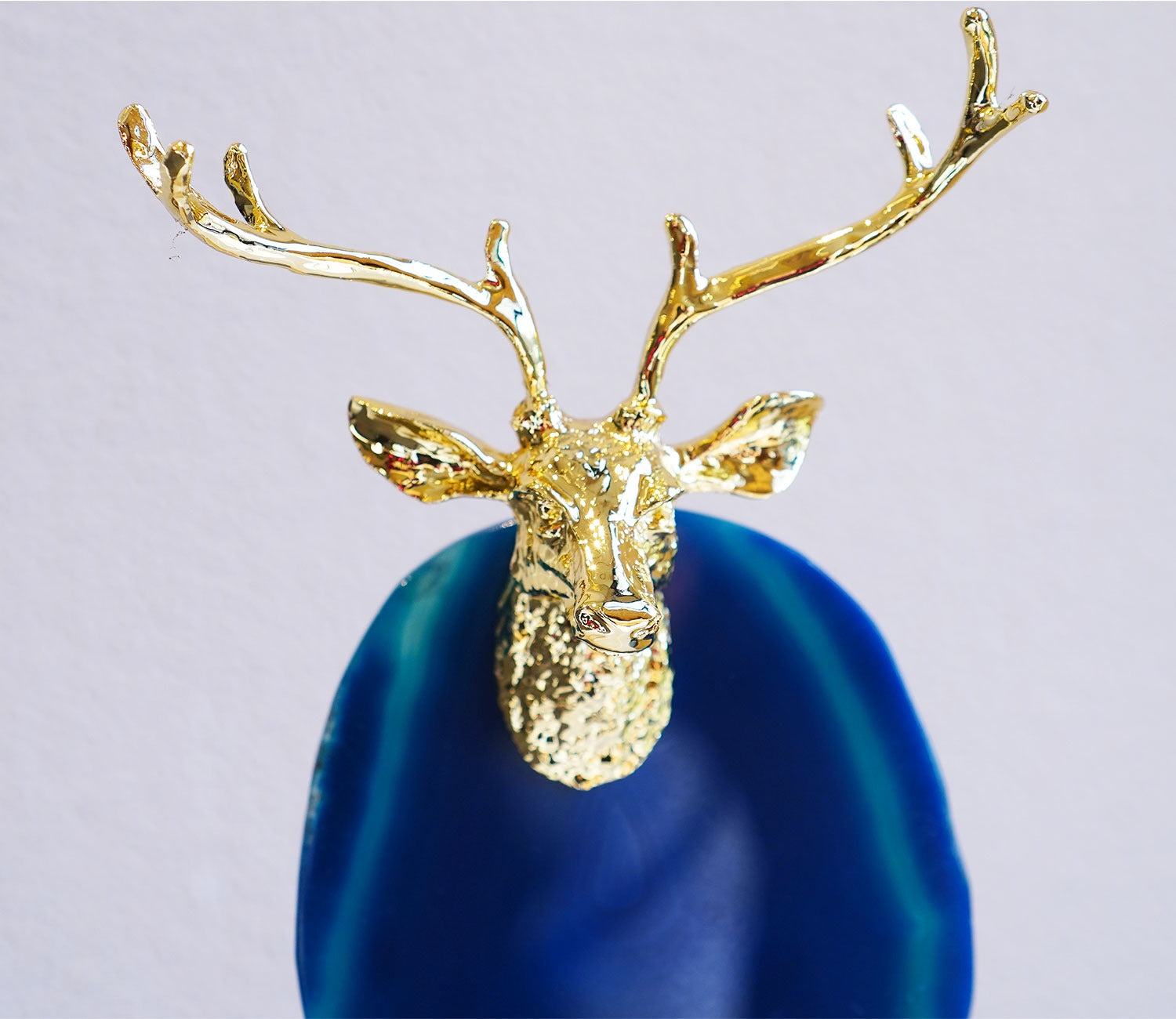 Timeless Deer Charms Alloy Figurine (Gold, S)