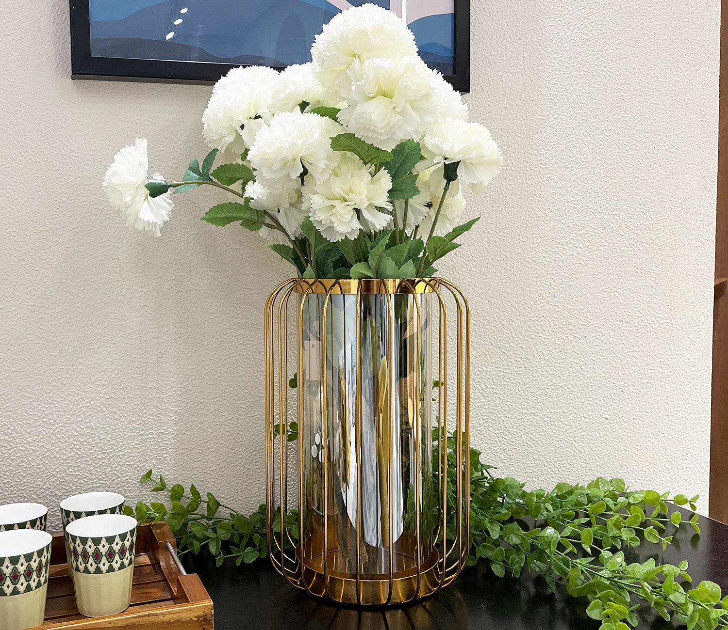 Lush Dome Vase (L, Gold)
