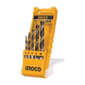 Trueliving_Drill Bits-Power Tools Accessories-Tools & Hardware-INGCO 5PCS wood drill bits set AKD5058, Packed by plastic box