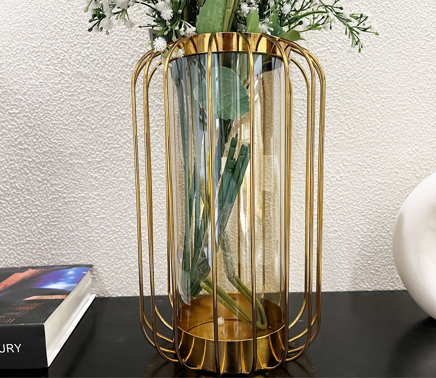 Lush Dome Vase (S, Gold)