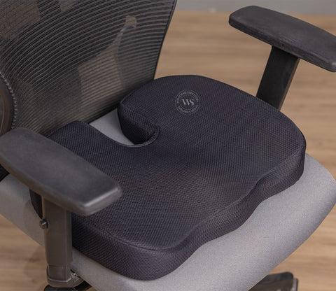 Ergocore Orthopaedic Coccyx Tailbone Cushion (Black)