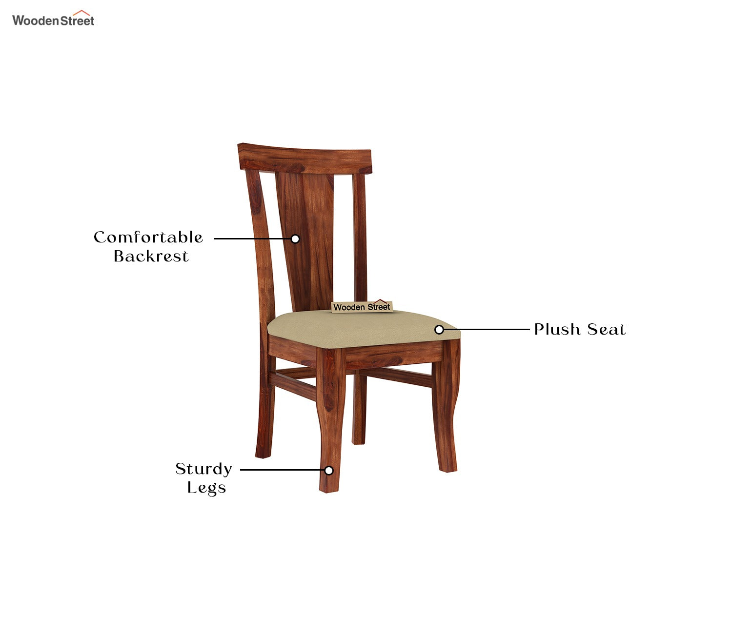 Mcbeth - Sofie 8 Seater Dining Set with Storage (Honey Finish)