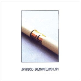 Trueliving_Pipe Connecting Metal For Abs Pipe Golden Metal