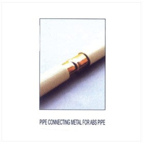 Trueliving_Pipe Connecting Metal For Abs Pipe Golden Metal