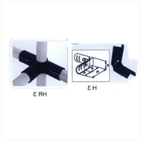 Trueliving_Pipe Metal Joint - HR 3 Thickness	2-5mm Width	33mm Black