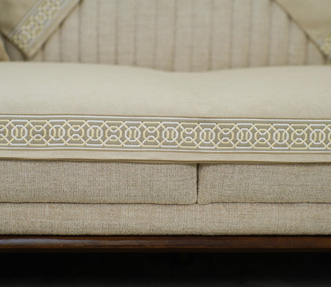 Cambridge 3 Seater Premium Sofa Cover - Set of 9 (Cashew White)