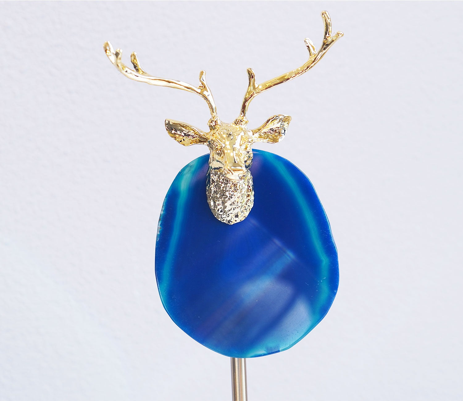Timeless Deer Charms Alloy Figurine (Gold, S)