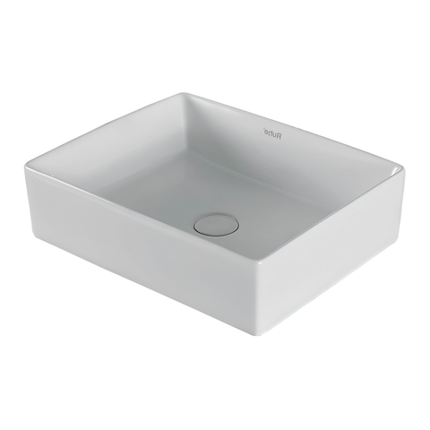 Trueliving_Croma Table Top Wash Basin (White) 48D x 48W x 13.5H Centimeters
