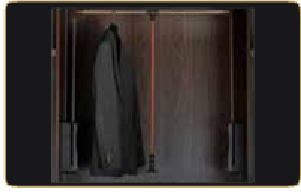 Trueliving_SOFT CLOSE MOCHA WARDROBE LIFTER, 830-1150 Dark
