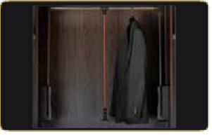 Trueliving_SOFT CLOSE MOCHA WARDROBE LIFTER, 830-1150 Dark