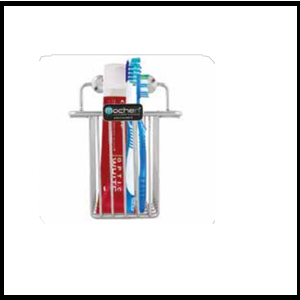 Trueliving_TOOTH BRUSH HOLDER_Metal Silver *7''6''8''