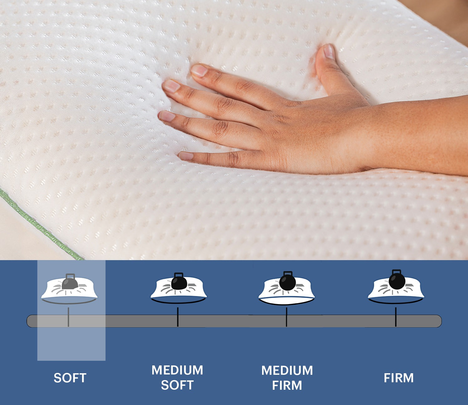 Lunamist Ultra Comfort Latex Pillow (Large Size, Set of 4)