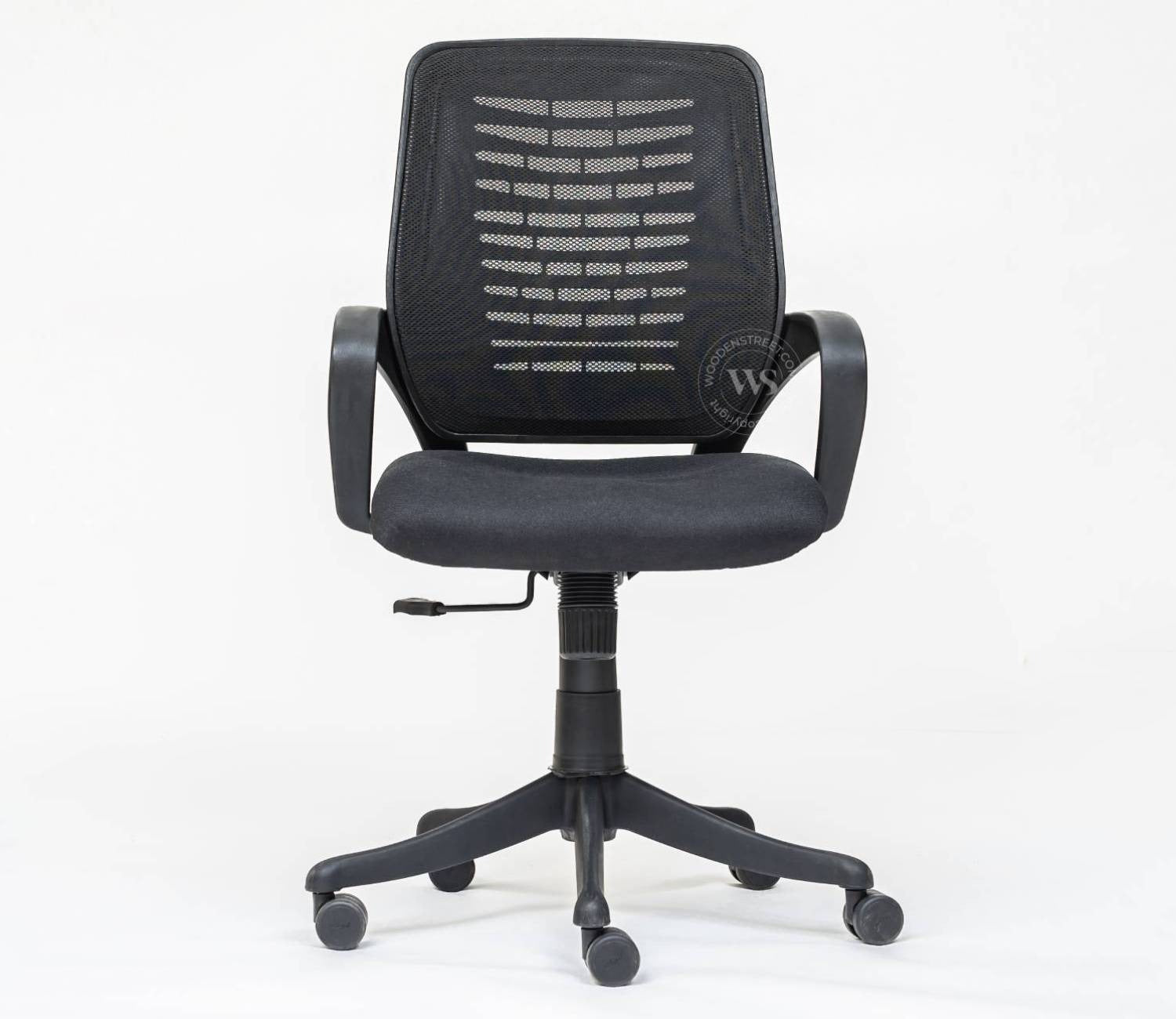 Leo Mid Back Mesh Office Chair (Black)