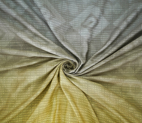 Rhombo 300 TC Flat Pure Cotton King Size Bedsheet With 2 Pillow Covers (Mustard)