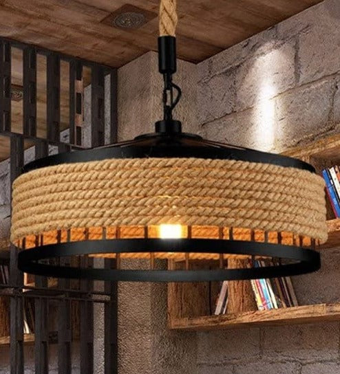 Trueliving Round Hanging Light Length 12, Width 12, Height 9 In Inches