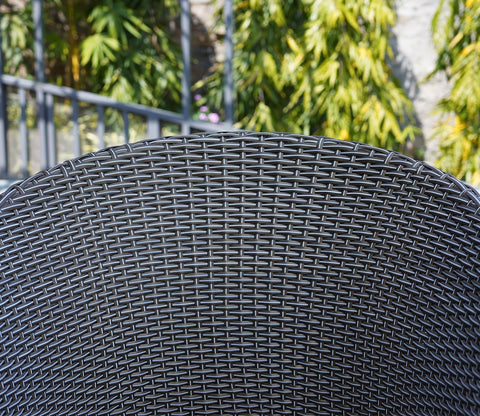 Vatican Wicker Outdoor Garden Chair ( Golden White)