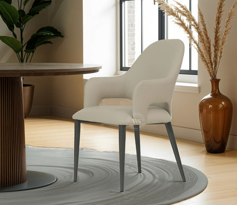 Matt Dining Chair (Ivory)