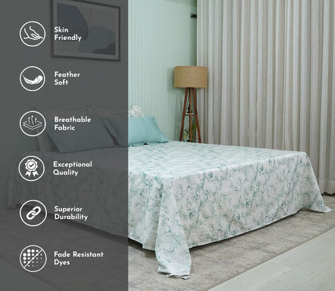 Layla Nectorsoft King Size Bedsheet