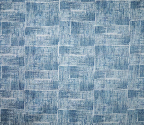 Brick 300 TC Flat Pure Cotton King Size Bedsheet With 2 Pillow Covers (Blue)