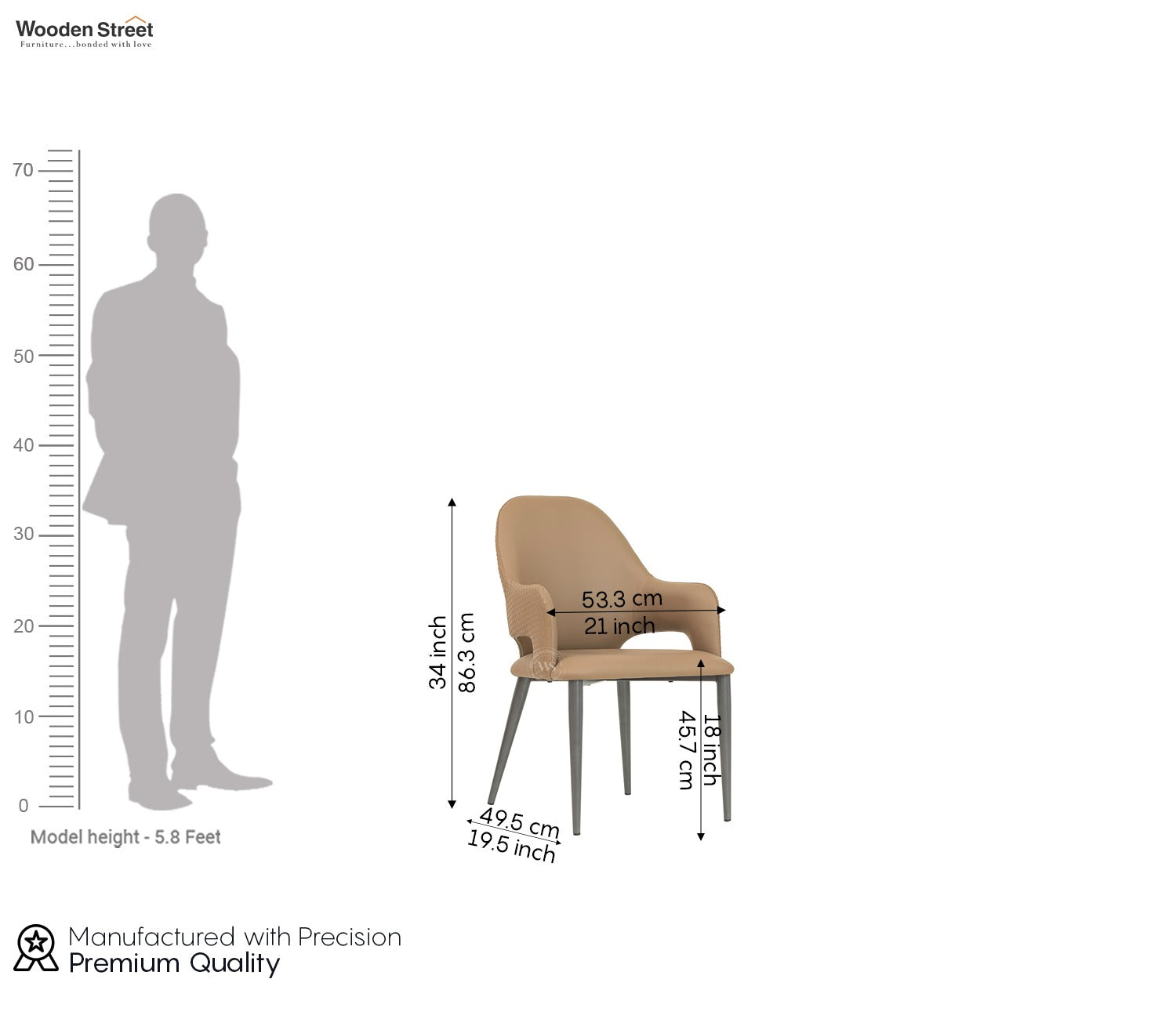 Matt Dining Chair (Brown)