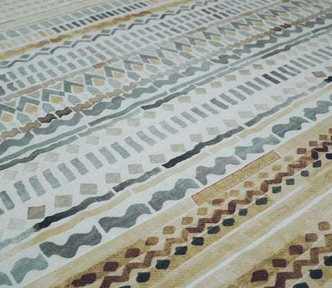 Dotted 144 TC Flat Pure Cotton King Size Bedsheet With 2 Pillow Covers (Cream)