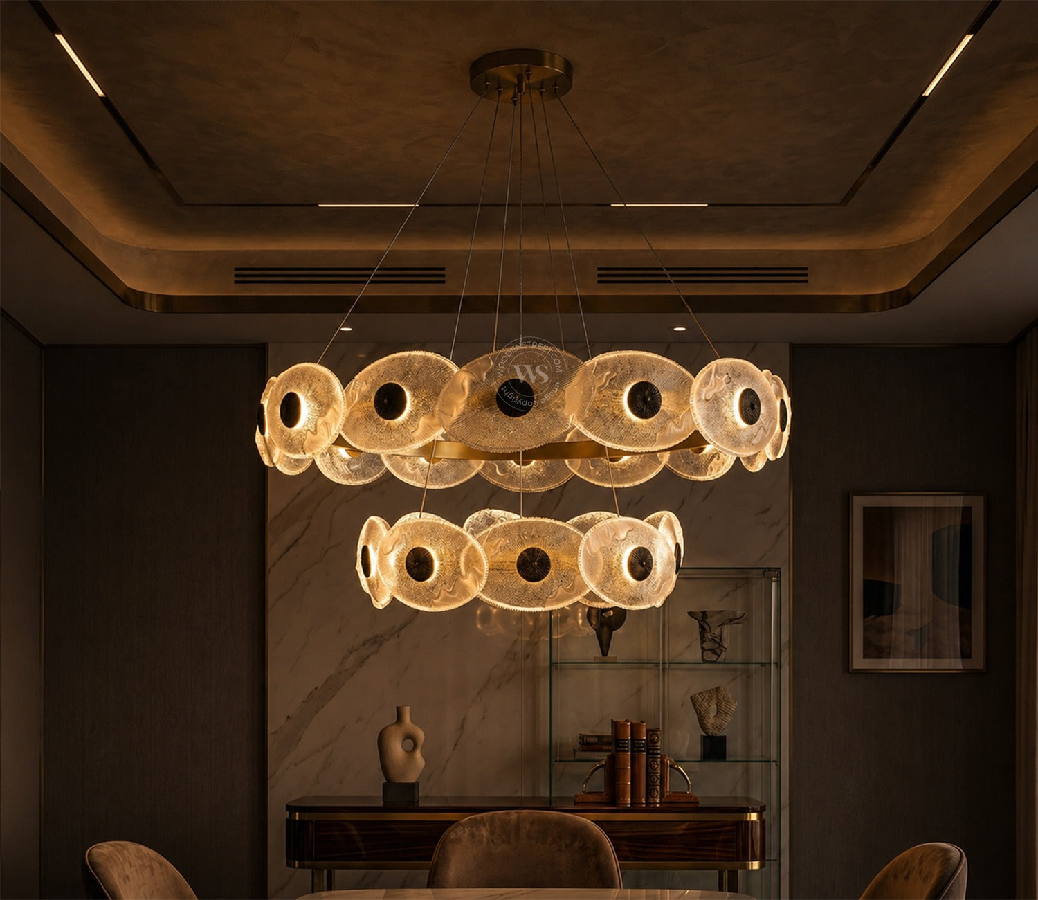 Center of Attention Twin Collection Chandelier